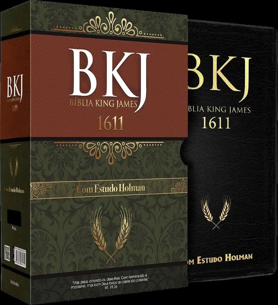 Bíblia de Estudo King James 1611 com Estudo Holman, prêmio da campanha