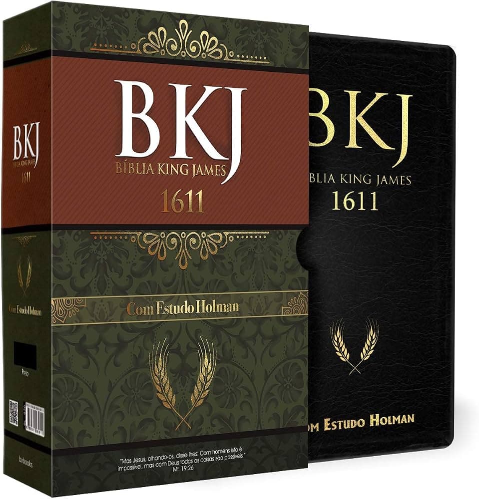 Bíblia King James 1611 com Estudo Holman