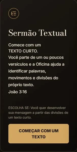 Cartão real de escolha do método textual